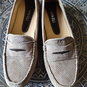 Van Eli Taupe Suede Loafers